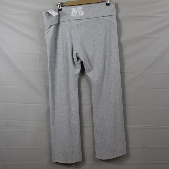 Victorias Secret Pink Leggings XXL All Day Cotton Foldover Flare Bell Bottom Y2K - Picture 5 of 14